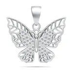 Brilio Silver Okouzlující stříbrný přívěsek Motýl PT34W