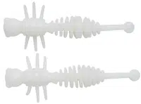 Berkley gumová nástraha powerbait power larvae milky white - 4 cm 12 ks