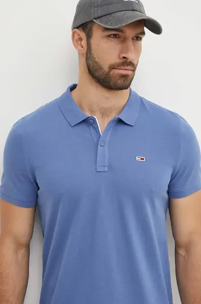 Tommy Jeans  Bavlněné polo tričko