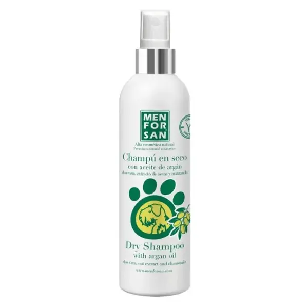 MENFORSAN Suchý šampon s arganovým olejem pro psy 250 ml