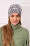 Kesi Fleecová čepice Dolores K303 grafitová+černá+tmavě šedá