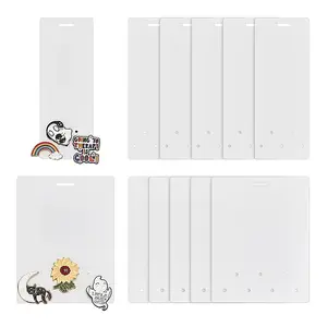2Pcs 2 Styles Acrylic Badge Display Board