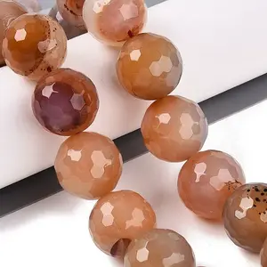 Natural Red Agate Beads Strands