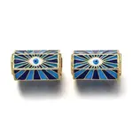 Rack Plating Brass Enamel Pendants