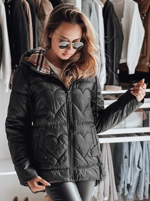 Dámská prošívaná bunda OLMO Barva černá DSTREET