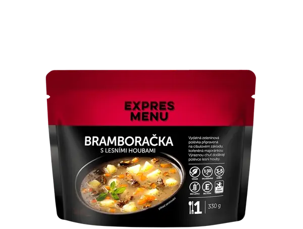 EXPRES MENU Bramboračka s lesními houbami 330 g (1 porce)
