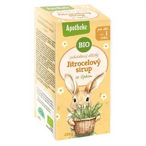 APOTHEKE Sirup dětský jitrocelový se šípkem BIO 250 g