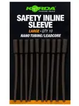 Korda prevleky safety inline sleeve nano tubing/leadcore - large