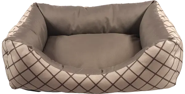 Sofa Dog Fantasy béžová se vzorem 100×75×26 cm