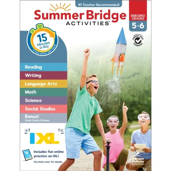 Summer Bridge Activities, Grades 5 - 6 - Carson Dellosa Education