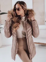 Dámská zimní bunda SOLARIS Barva Cappuccino DSTREET