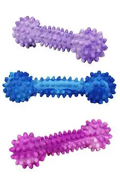 Hračka pes činka s bodlinami plovací vanilková 15cm SP