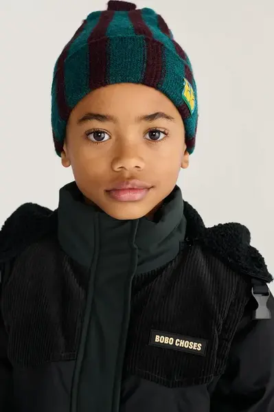 Bobo Choses  čiapka beanie detská s prímesou vlny Booo