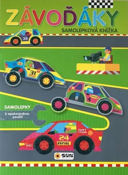 Závoďáky samolepková knížka k opakovanému použití (poškozené)