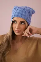 Kesi Fleecová čepice Iwona K221 modrá