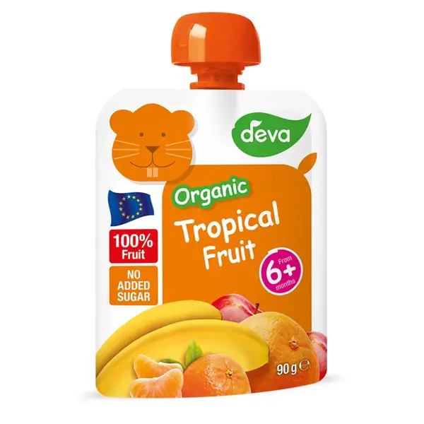 Deva BIO Ovocná kapsička tropické ovoce 6m+ 90 g