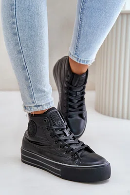 BIG STAR SHOES Zateplené dámské tenisky na platformě