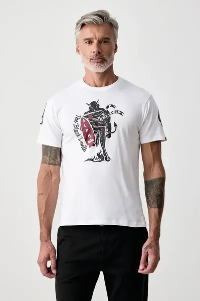 Alpha Industries  tričko pánské bavlněné Black Devils