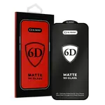 Tel Protect 6D Matné tvrzené sklo, iPhone 15, černé