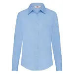 FRUIT OF THE LOOM F17•LADIES LONG SLEEVE POPLIN SHIRT