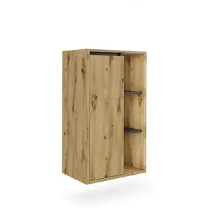 Vicco MIDI SKŘÍŇKA Viola Artisan/šedá 50 x 86 cm s otevřenými policemi