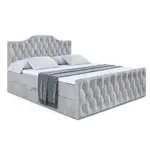 ALTDECOR AMERICKÁ postel VILA-1-Z – 120 × 200 cm – H3 – světle šedá