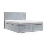 AltaBeds POSTEL BOXSPRING ZALLA 140/200 Světle šedá