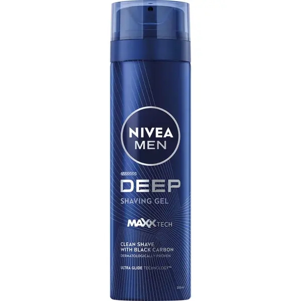 Nivea Gel na holení Deep (Shaving gel) 200 ml
