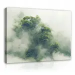 Wallarena PLÁTNO Les v mlze Příroda 100x70
