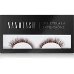 Nanolash DIY Eyelash Extensions sada na domácí prodloužení řas Fantasy BROWN 36 ks