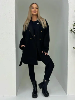 Edoti Fashionable women's coat CL