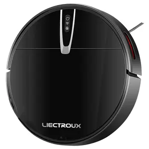 Liectroux V3S Pro Robot Vacuum Cleaner 4000Pa Suction Dry Wet Mopping 2D Map Navigation with Memory WiFi App Voice Control