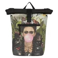 Velký rolovací batoh New Rebels Buble - Flowers Exotic