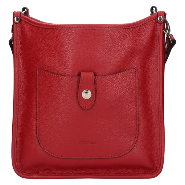 Kožená dámská crosbody kabelka Katana Niall - tmavě červená
