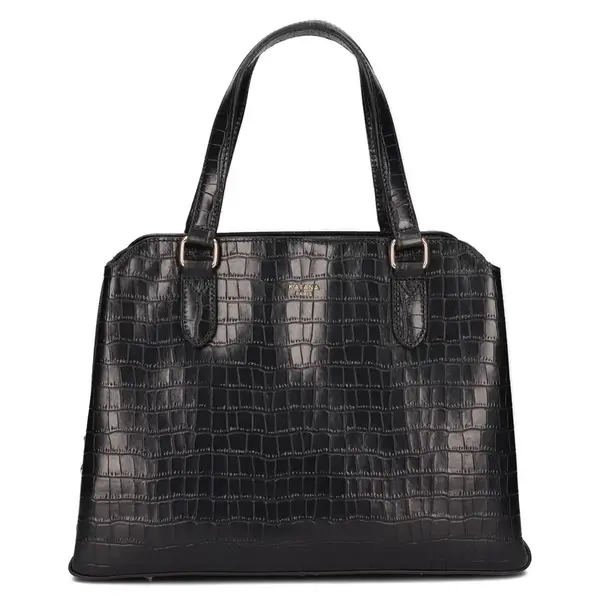 Elegantní dámská kožená kabelka Katana Tióna - černá