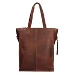 Dámska kožená kabelka Justified Monic - hnedá