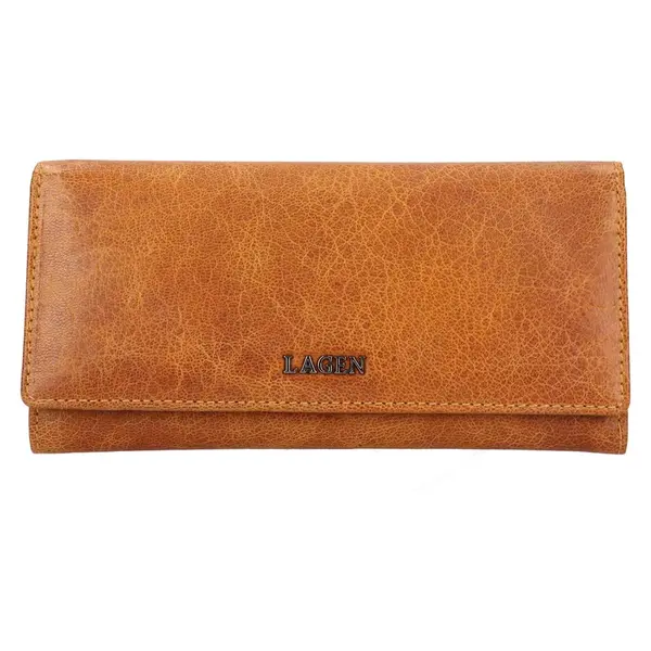 Dámska kožená peňaženka Lagen Rowena - hnedá