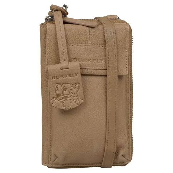 Dámska kožená peňaženko-kabelka Burkely Ghitaa - svetlo hnedá