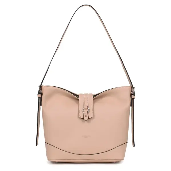 Dámska kabelka cez rameno Hexagona Faustine - svetlo ružová