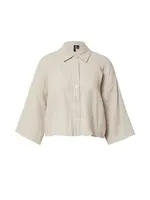 VERO MODA Blúzka 'VMNatali'  sivobéžová
