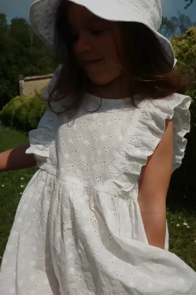 Dětské bavlněné šaty Konges Sløjd LACEY DRESS