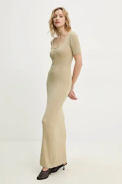 Šaty s příměsí hedvábí Herskind Mira