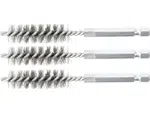 BGS technic Sada kartáčů na vrtačku, 8 mm, 6hranné 1/4", ocelové, 3 ks - BGS 3078-8-S Velikost: 13 mm