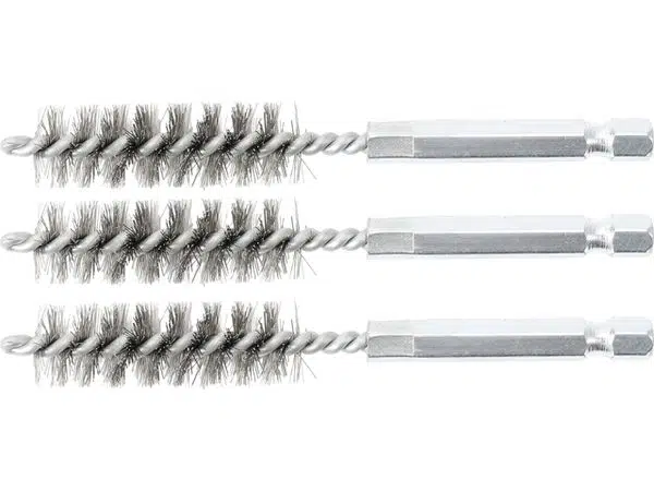 BGS technic Sada kartáčů na vrtačku, 8 mm, 6hranné 1/4", ocelové, 3 ks - BGS 3078-8-S Velikost: 13 mm