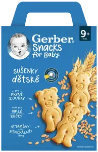 GERBER Snacks dětské sušenky 180 g
