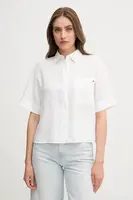 Lněná košile Tommy Hilfiger