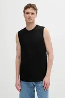 Bavlněné tričko Calvin Klein Jeans černá barva, J30J327283