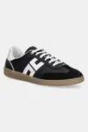 Kožené sneakers boty Elisabetta Franchi černá barva, SA50G51E2