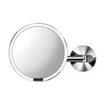 Nástěnné zrcadlo s LED osvětlením Simplehuman Sensor Hard-Wired šedá barva