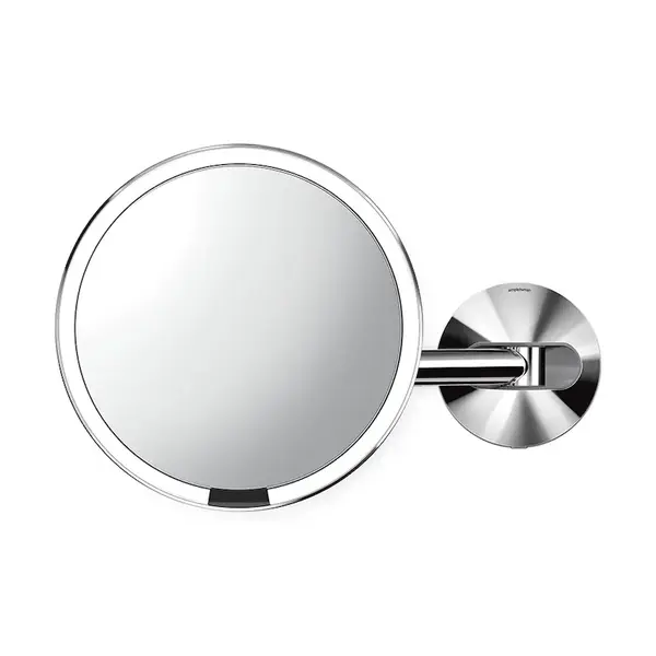 Nástěnné zrcadlo s LED osvětlením Simplehuman Sensor Hard-Wired šedá barva